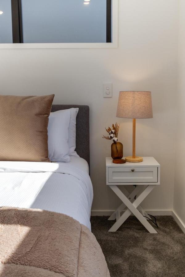 Modern Townhouse Cashel Street 2 Bed 2 Bath Lejlighed Christchurch Eksteriør billede