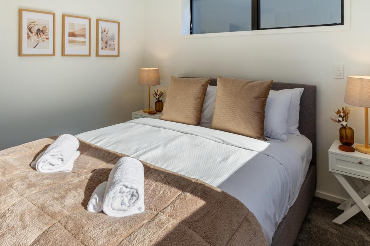 Modern Townhouse Cashel Street 2 Bed 2 Bath Lejlighed Christchurch Eksteriør billede
