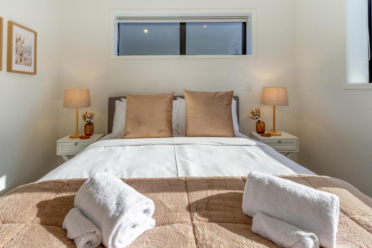 Modern Townhouse Cashel Street 2 Bed 2 Bath Lejlighed Christchurch Eksteriør billede