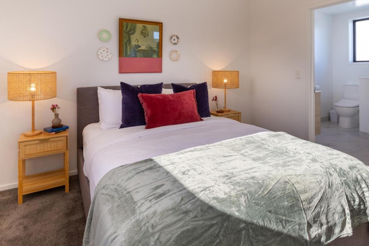 Modern Townhouse Cashel Street 2 Bed 2 Bath Lejlighed Christchurch Eksteriør billede
