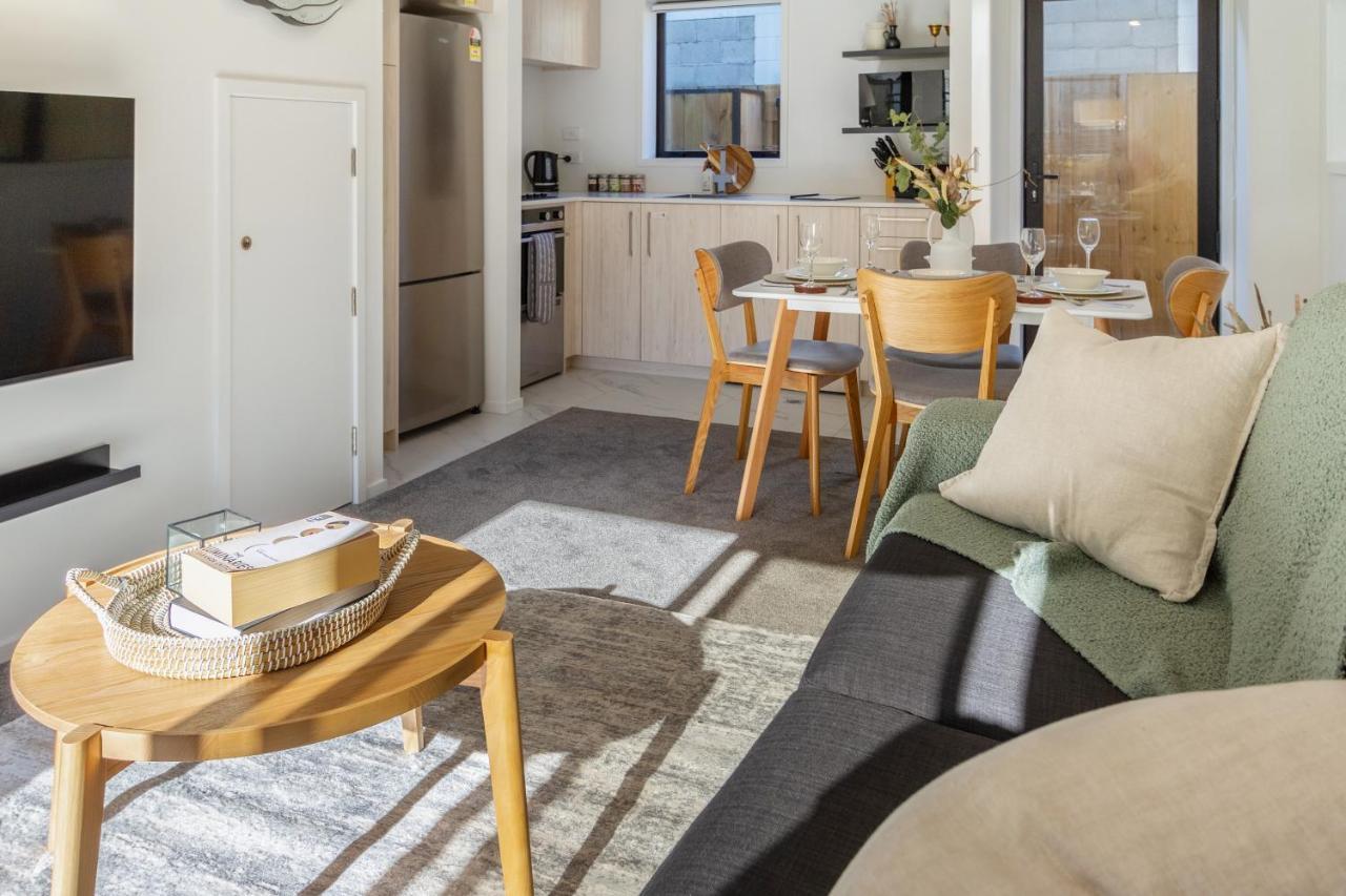 Modern Townhouse Cashel Street 2 Bed 2 Bath Lejlighed Christchurch Eksteriør billede
